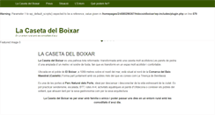 Desktop Screenshot of lacasetadelboixar.com